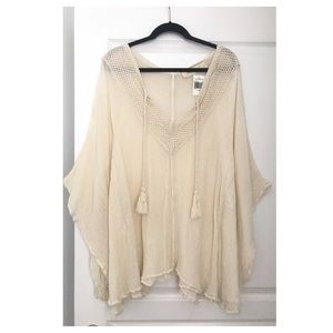 Jen’s pirate booty kaftan natural O/S NWT